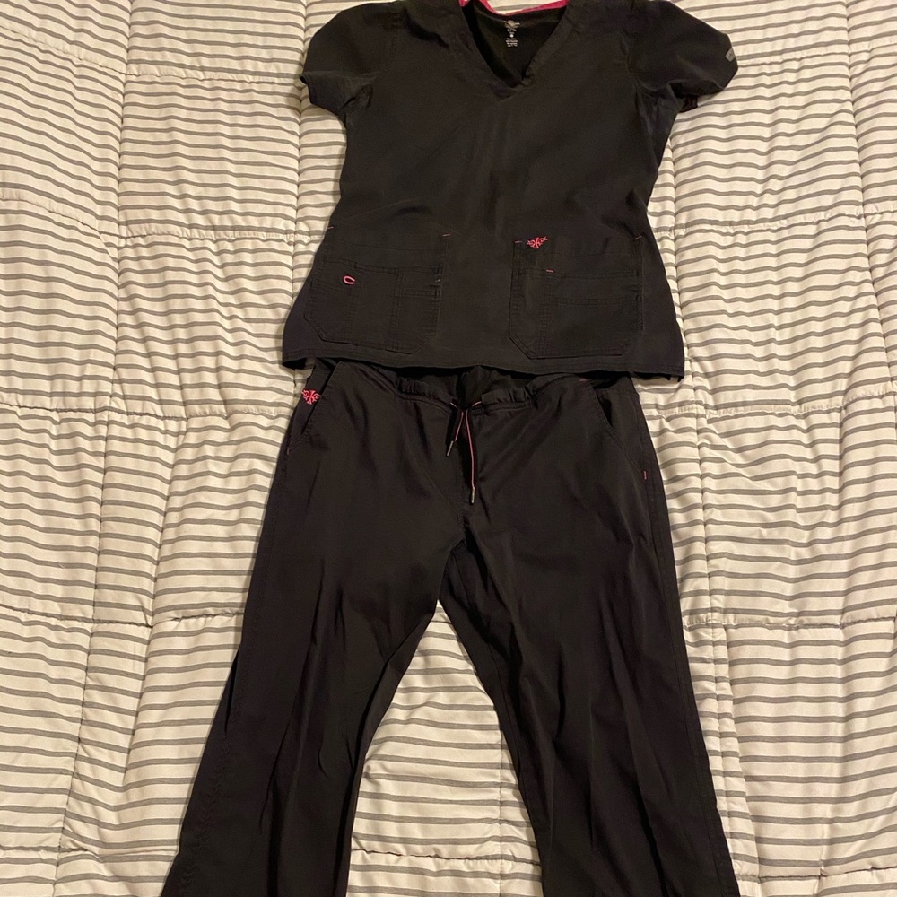 Med Couture black scrubs set